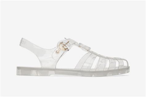 gucci mini double g sandals|Gucci clear jelly sandals.